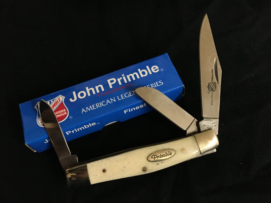 John Primble 4" Stockman Natural Bone JP300076SB