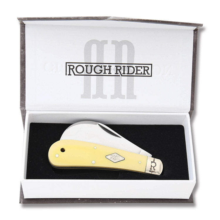 Rough Ryder RR1734 Yellow Synthetic Hawkbill