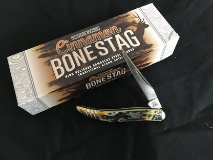 Rough Ryder Cinnamon Stag Damascus Toothpick RR2154